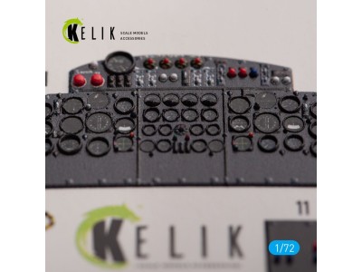 Vickers Valiant B(PR)K.1 front cockpit - interior 3D decals for Airfix kit 