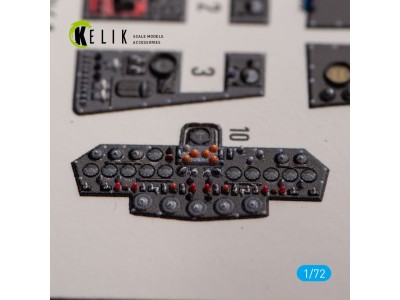 Vickers Valiant B(PR)K.1 front cockpit - interior 3D decals for Airfix kit 