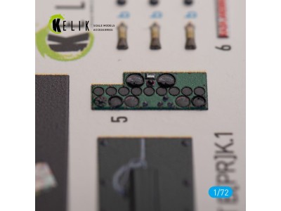 Vickers Valiant B(PR)K.1 rear cockpit - interior 3D decals for Airfix kit 