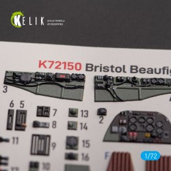 Bristol Beauhfighter TF.X - interior 3D decals for Airfix kit  2