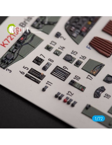 Bristol Beauhfighter TF.X - interior 3D decals for Airfix kit 