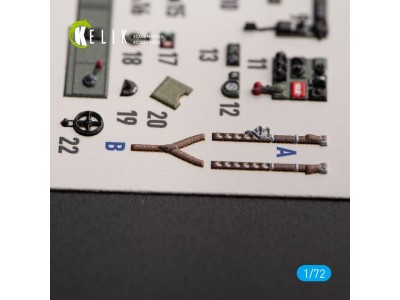 Bristol Beaufort Mk.1 - interior 3D decals for Airfix kit 