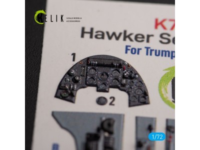 Hawker Sea Fury FB.11 - interior 3D decals for Trumpeter kit 