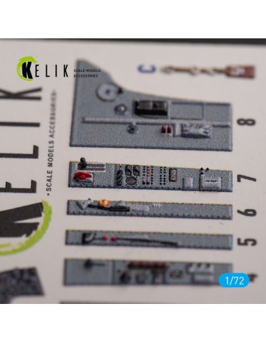Hawker Sea Fury FB.11 - interior 3D decals for Trumpeter kit 