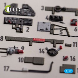 P-40K - interior 3D decals for Special Hobby kit  2