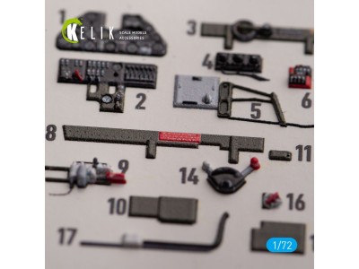 P-40K - interior 3D decals for Special Hobby kit 