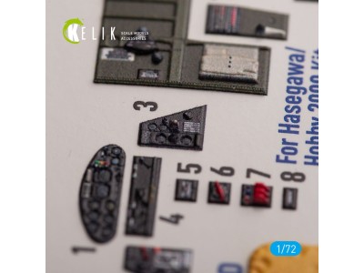 TBM-3E - interior 3D decals for Hobby 2000/Hasegawa kit 