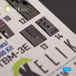 TBM-3E - interior 3D decals for Hobby 2000/Hasegawa kit  2
