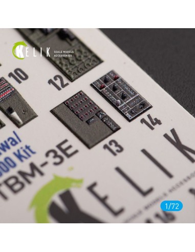TBM-3E - interior 3D decals for Hobby 2000/Hasegawa kit 