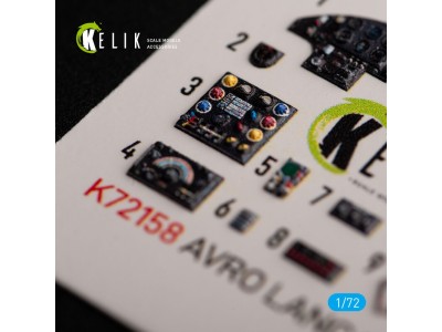 AVRO LANCASTER B.III - interior 3D decals for Airfix kit 