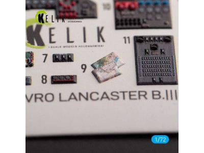 AVRO LANCASTER B.III - interior 3D decals for Airfix kit 