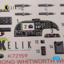 ARMSTRONG WHITWORTH WHITLEY MK.V - interior 3D decals for Airfix kit 