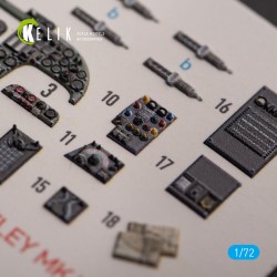 ARMSTRONG WHITWORTH WHITLEY MK.V - interior 3D decals for Airfix kit  2