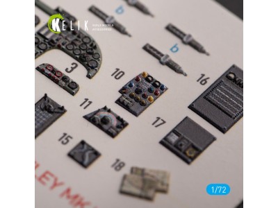 ARMSTRONG WHITWORTH WHITLEY MK.V - interior 3D decals for Airfix kit 