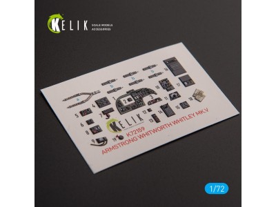 ARMSTRONG WHITWORTH WHITLEY MK.V - interior 3D decals for Airfix kit 