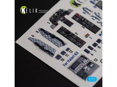 OA-10A Thunderbolt - interior 3D decals for Italeri kit 