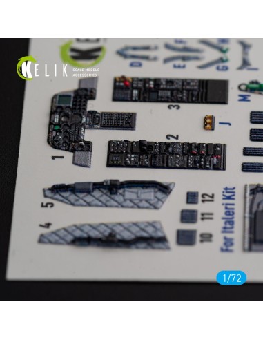 OA-10A Thunderbolt - interior 3D decals for Italeri kit 