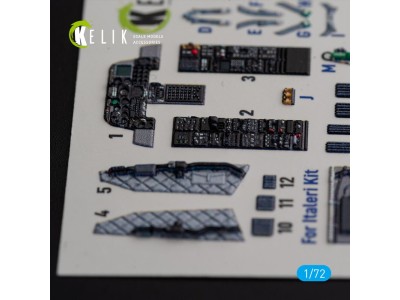 OA-10A Thunderbolt - interior 3D decals for Italeri kit 