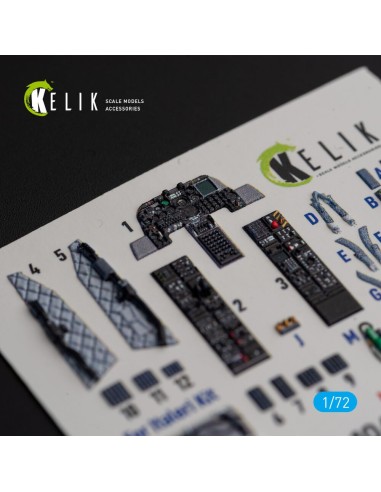 OA-10A Thunderbolt - interior 3D decals for Italeri kit 
