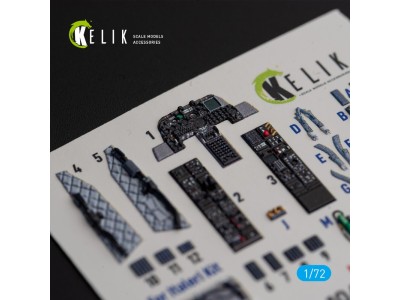 OA-10A Thunderbolt - interior 3D decals for Italeri kit 