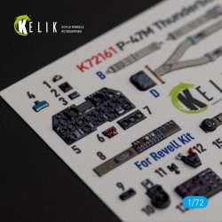 P-47M Thunderbolt- interior 3D decals for Revell kit 