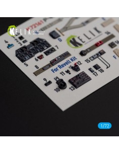 P-47M Thunderbolt- interior 3D decals for Revell kit  2
