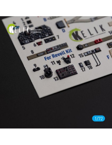 P-47M Thunderbolt- interior 3D decals for Revell kit 