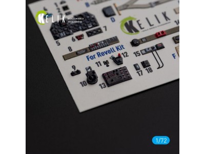P-47M Thunderbolt- interior 3D decals for Revell kit 