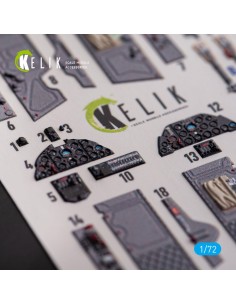 L-29 Delfin - interior 3D decals for AMK kit 
