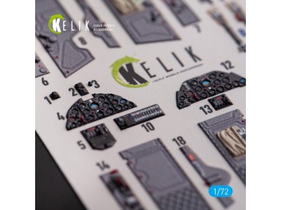 L-29 Delfin - interior 3D decals for AMK kit 