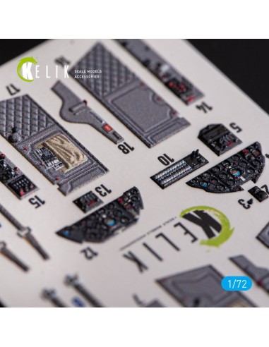 L-29 Delfin - interior 3D decals for AMK kit 