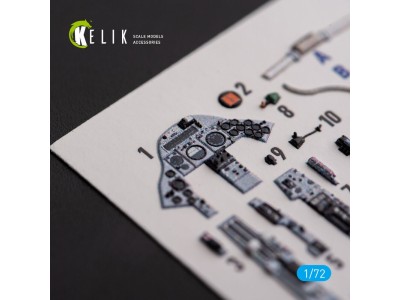 F.2A Lighting - interior 3D decals for Airfix kit 