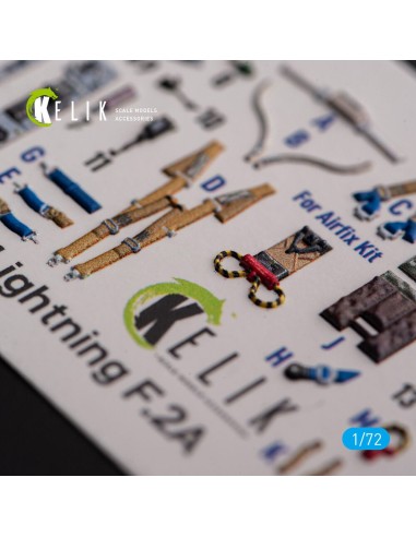 F.2A Lighting - interior 3D decals for Airfix kit 