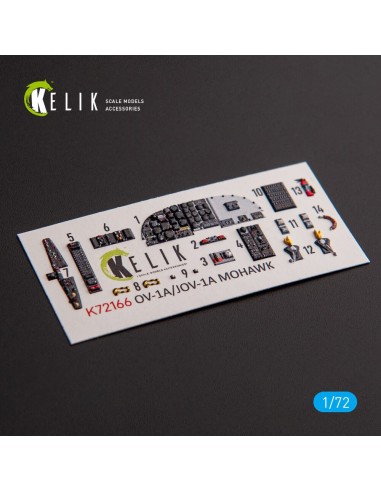 OV-1A/JOV-1A MOHAWK - interior 3D decals for ClearProp kit 
