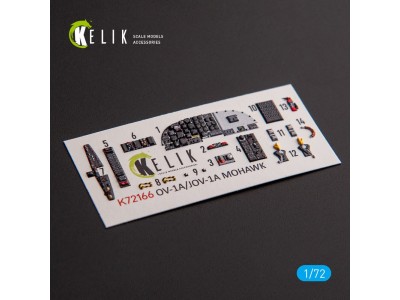 OV-1A/JOV-1A MOHAWK - interior 3D decals for ClearProp kit 