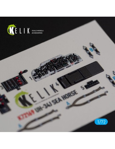 UH-34J SEA HORSE - interior 3D decals for Italeri kit 