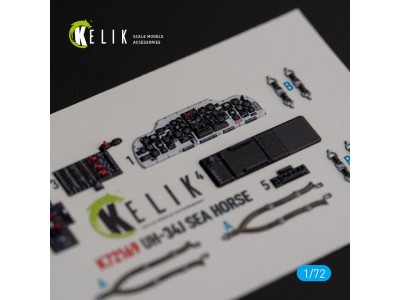UH-34J SEA HORSE - interior 3D decals for Italeri kit 