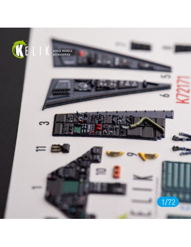 F-117A NIGHTHAWK - interior 3D decals for Academy kit 