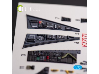 F-117A NIGHTHAWK - interior 3D decals for Academy kit 