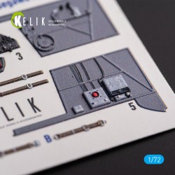 Morane-Saulnier M.S.406 - interior 3D decals for Hobby 2000/Hasegawa kit  2