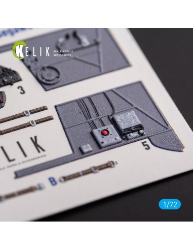 Morane-Saulnier M.S.406 - interior 3D decals for Hobby 2000/Hasegawa kit 