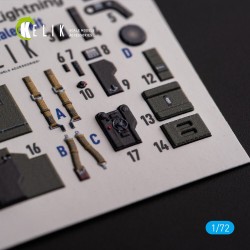 ?-38J Lightning - interior 3D decals for Italeri/Academy kit  2