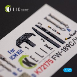 FW-189C/V-6 - interior 3D decals for ICM kit 
