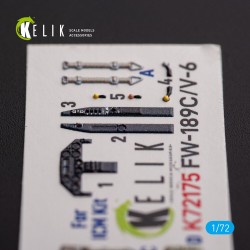 FW-189C/V-6 - interior 3D decals for ICM kit  2