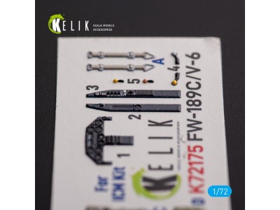FW-189C/V-6 - interior 3D decals for ICM kit 