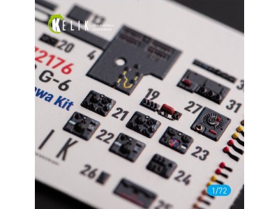 Ju88 G-6 - interior 3D decals for Hasegawa kit 