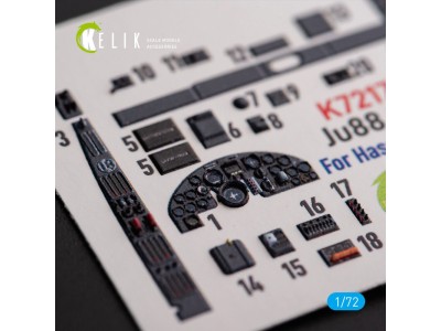 Ju88 G-6 - interior 3D decals for Hasegawa kit 