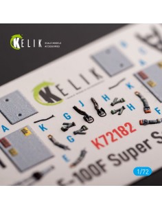 F-100F - interior 3D decals for Trumpeter kit  2