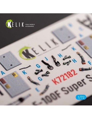 F-100F - interior 3D decals for Trumpeter kit 