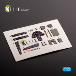 Jaguar A - interior 3D decals for HobbyBoss kit 